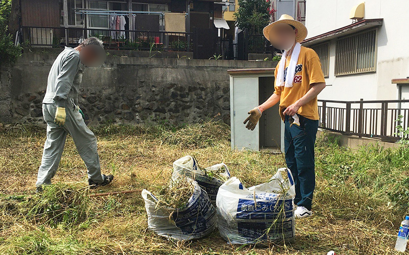 清掃・草刈り作業4